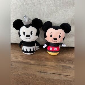 Minnie and Mickey Mouse Hallmark‎ Itty Bitty small plush stuffed animals